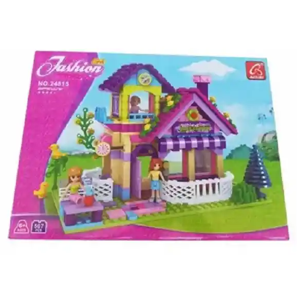 Juguete Armatodo Tipo Lego Fashion Girls Casa 507 Piezas. 24815