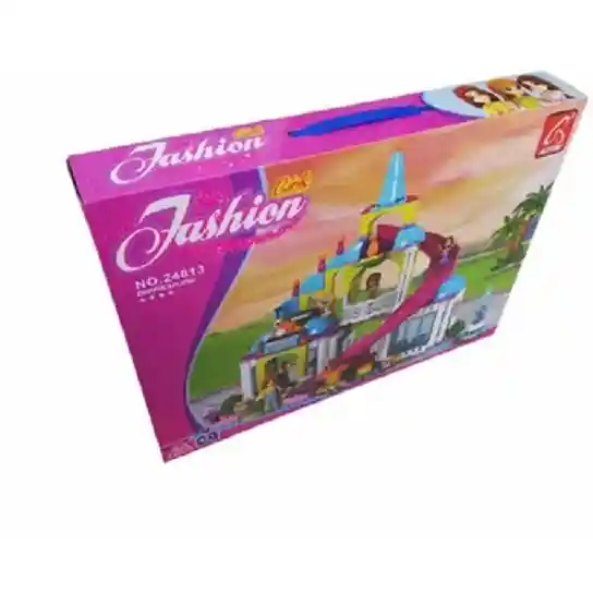 Juguete Armatodo Tipo Lego Fashion Girls Castillo Resbaladero 481 Piezas Ref 24813