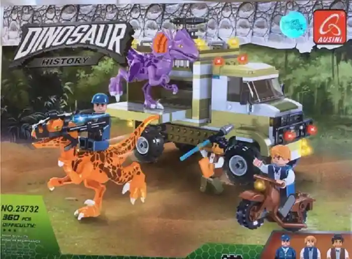 Juguete Armatodo Tipo Lego Dinosaurio 360 Piezas. 25732