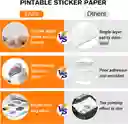 Papel Fotográfico Foto Adhesivo Color Mate X 50 Hojas Tamaño A4 (carta) 130g