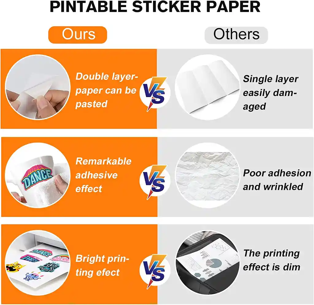 Papel Fotográfico Foto Adhesivo Color Mate X 50 Hojas Tamaño A4 (carta) 130g