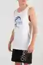 ONeill Camiseta Tank Original Masculina Blanco Talla M