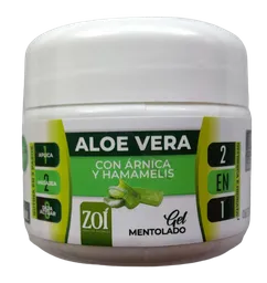 Gel Mentolado De Aloe Vera Con Árnica, Pote X 300ml