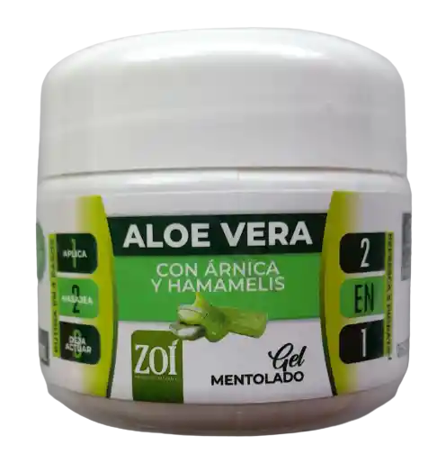 Gel Mentolado De Aloe Vera Con Árnica, Pote X 300ml