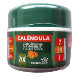 Caléndula Con Árnica, Hamamelis Y Aloe Vera En Gel Mentolado, Pote X 300ml