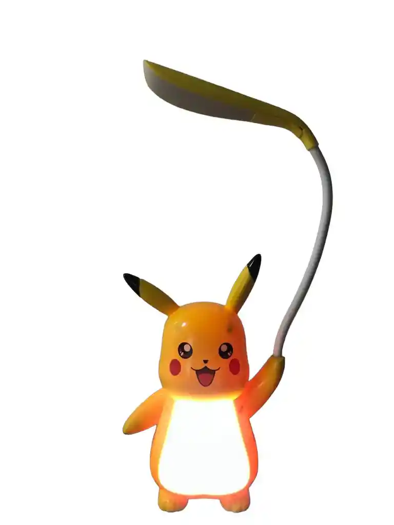Lampara Recargable De Mesa De Pikachu Feliz Pokemon