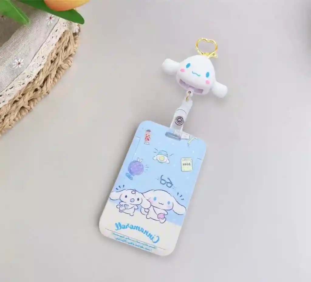 Porta Carnet Sanrio Cinnamoroll Con Llavero