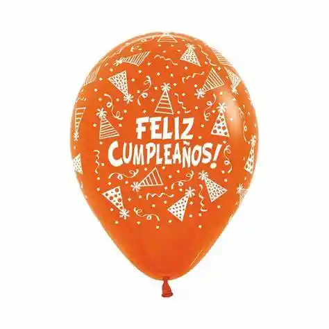 Globos En Látex Feliz Cumpleaños