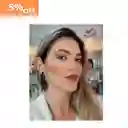 Accesrio Aretes Dorados Con Negro