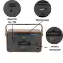 Radio Parlante Potente Am/fm Bluetooth Retro Con Control Usb