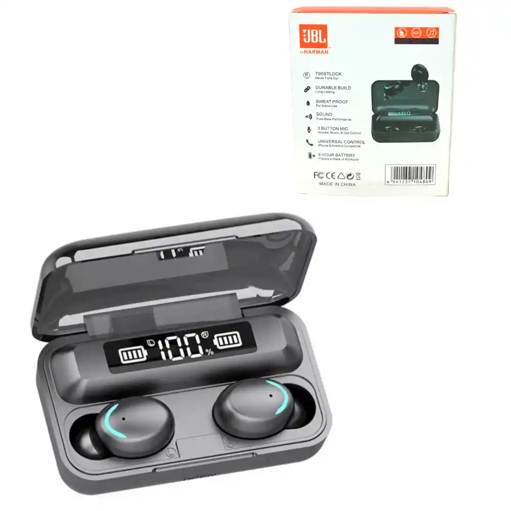 Audifonos Bluetooth Recargables 5.0 Con Power Bank Jbl