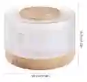 Humidificador Atomizador Difusor Base Madera 500ml + Esencia