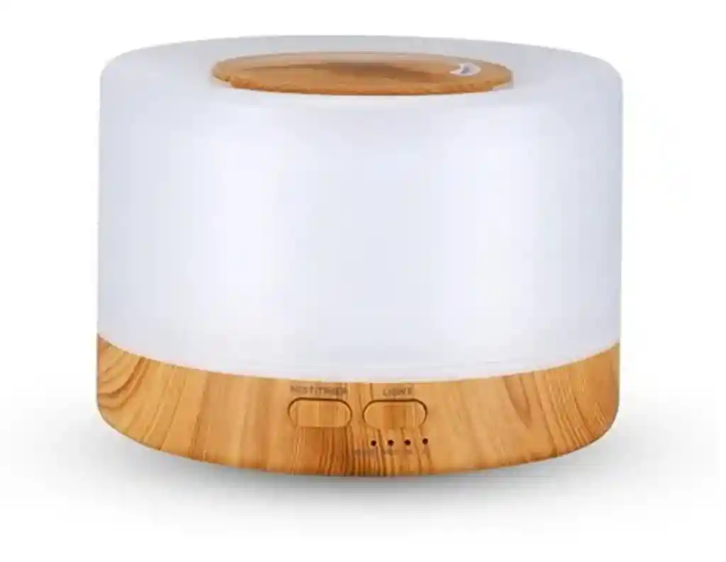 Humidificador Atomizador Difusor Base Madera 500ml + Esencia