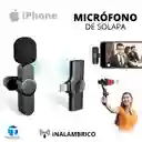 microfono inalambrico de solapa para iPhone