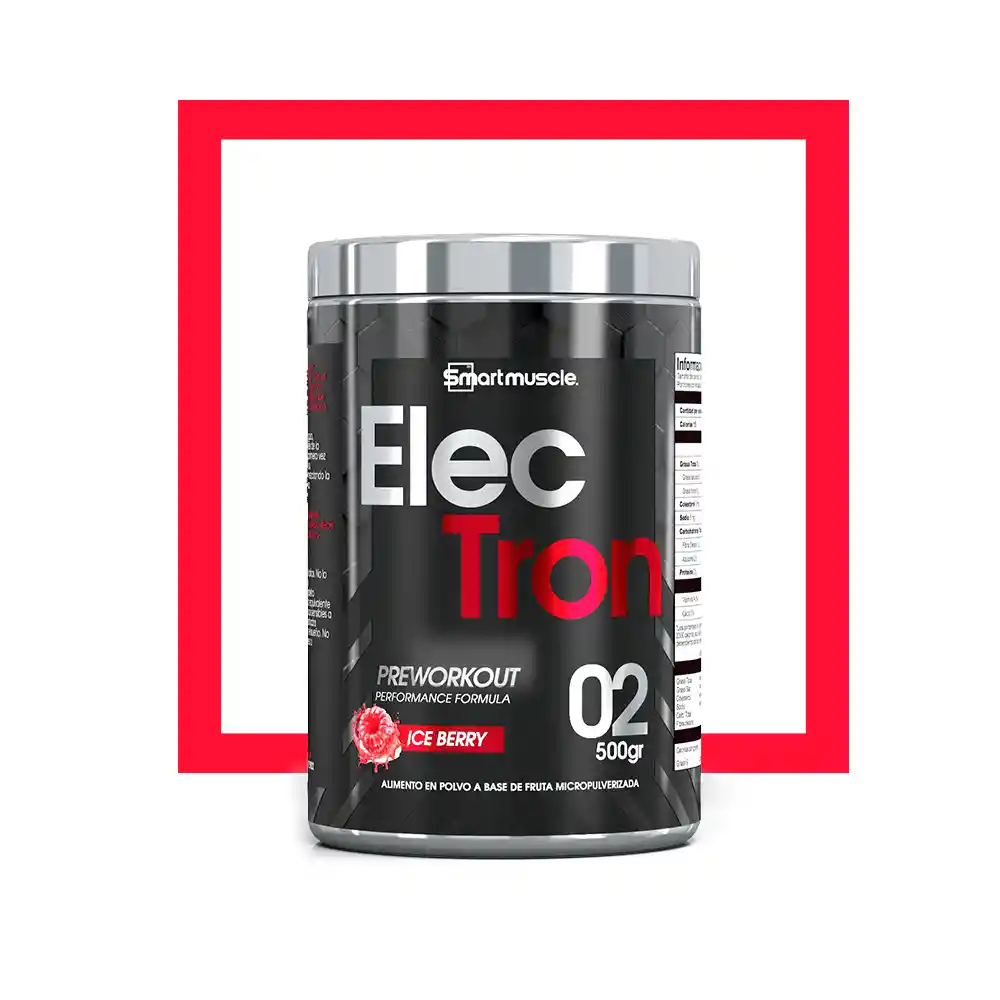 Electron Pre-entreno 600gr Smartmuscle Preworkout
