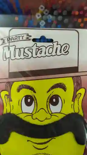 Bigote Largo Negro