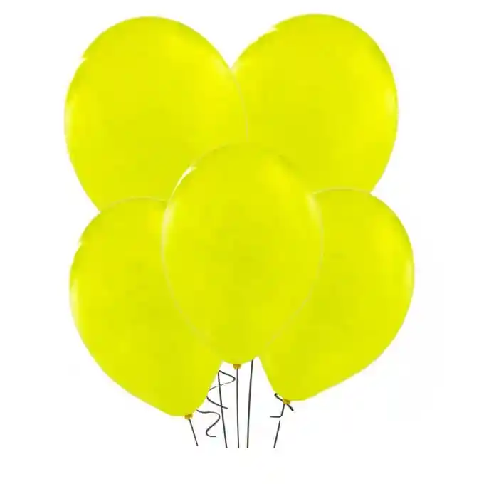 Globo Amarillo X 5 Und