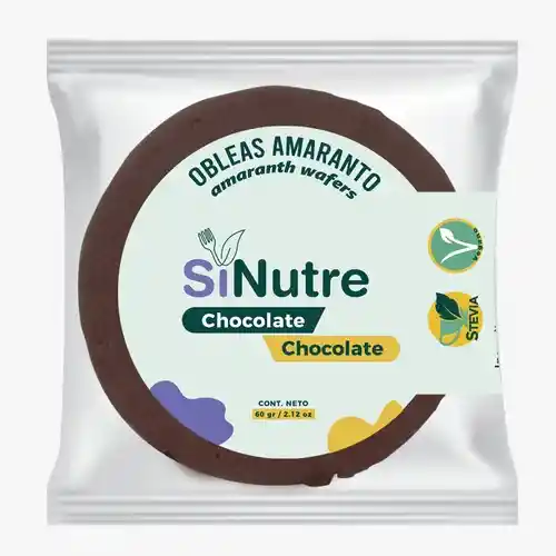 Obleas Chocolate Sinutre