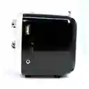 Radio Am/fm Portatil Vintage Recargable Usb/microsd R-061bt