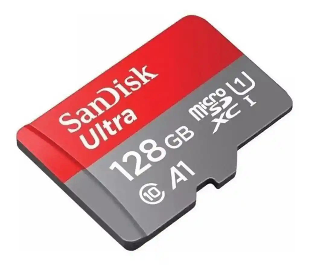Tarjeta De Memoria Sandisk 128g- Ultraa + Adaptador Sd128gb
