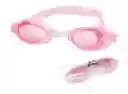 Gafas De Natación Con Estuche Piscina - Rosado