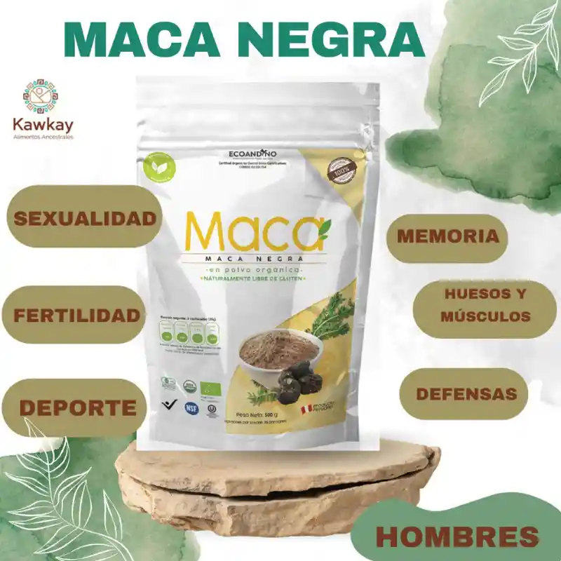 Maca Organica Negra