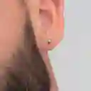 Arete Topo Circon Cuadrado Negro
