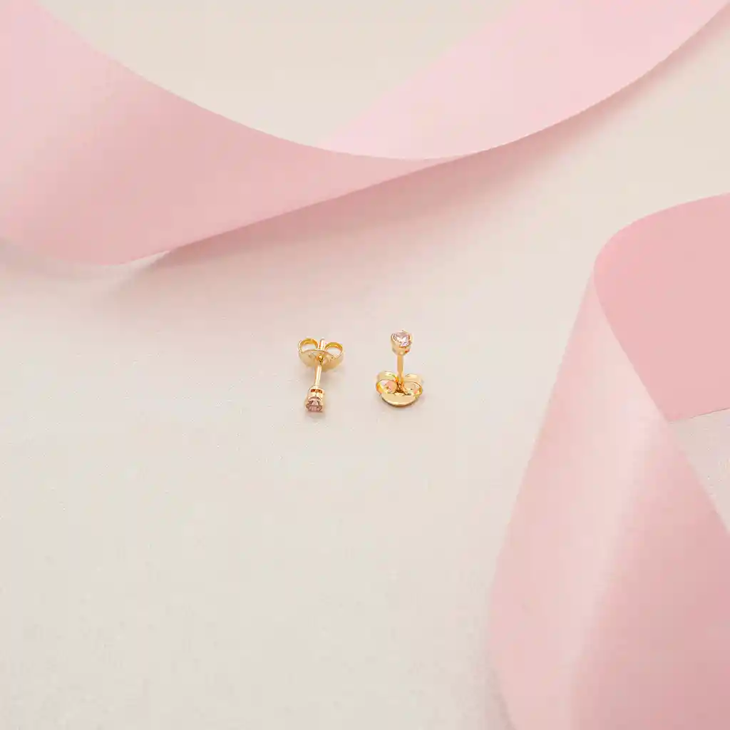Arete Circonia Redonda Rosada 2mm