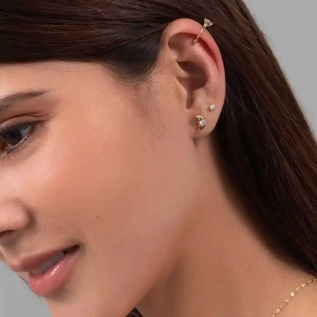 Arete Luna Circonia Cristal
