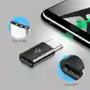 Adaptador Otg Usb Tipo C Macho A Micro Usb V8 Hembra