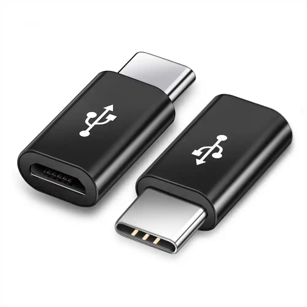Adaptador Otg Usb Tipo C Macho A Micro Usb V8 Hembra