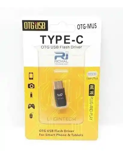 Adaptador Otg Usb Tipo C Macho A Micro Usb V8 Hembra