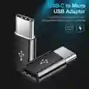 Adaptador Otg Usb Tipo C Macho A Micro Usb V8 Hembra