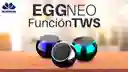 Parlante Egg Nex- Potente Sonido- Metálico- Micro Sd-tws-fm