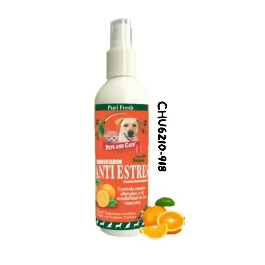 antiestres (Natural Freshly) mascotas x 240 ml naranja