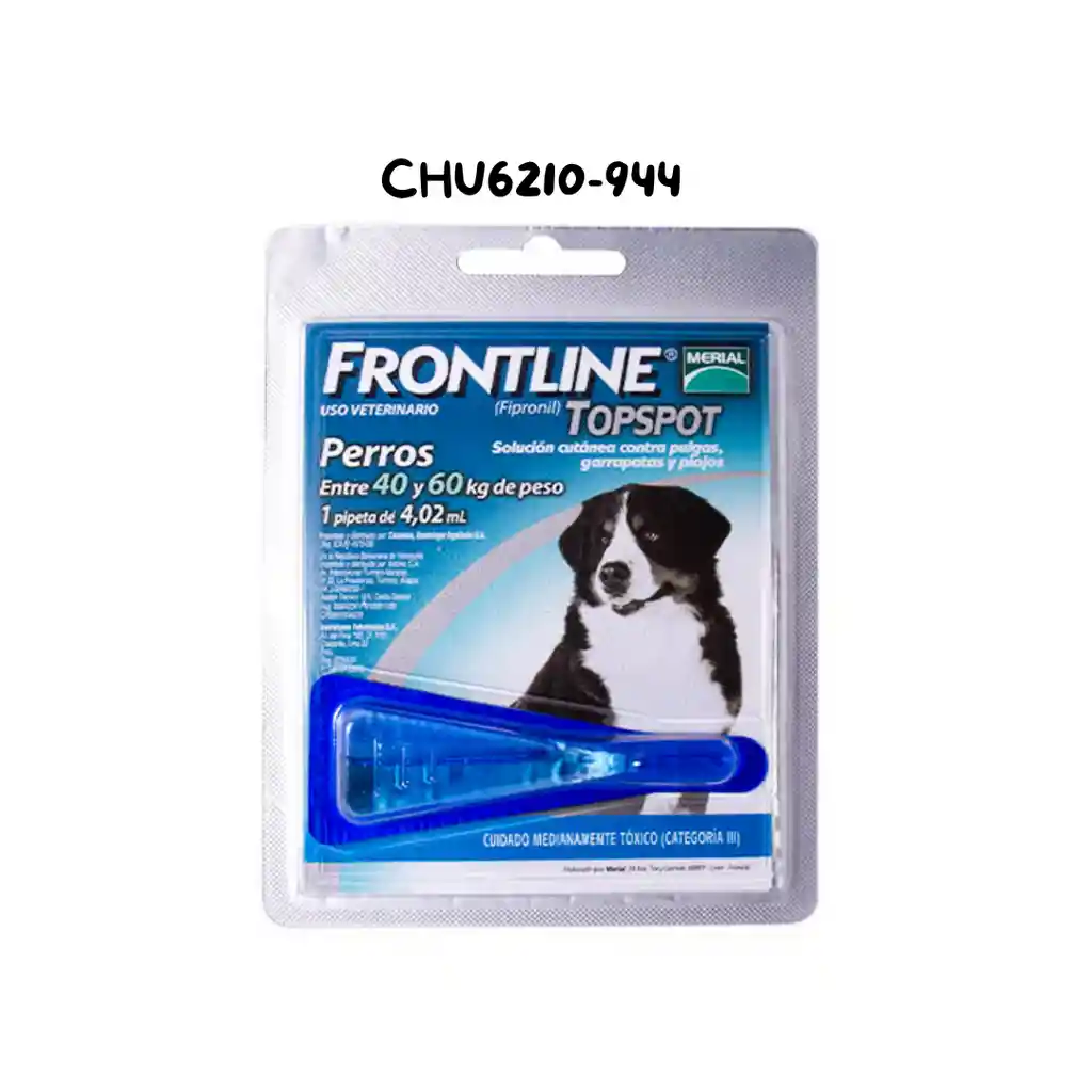 Frontline Antiparasitario Perros. De 40 A 60 Kg.