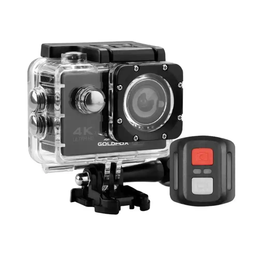 Camara Deportiva 4k Sumergible Con Control Remoto