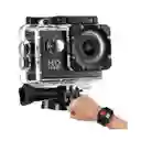Camara Deportiva 4k Sumergible Con Control Remoto