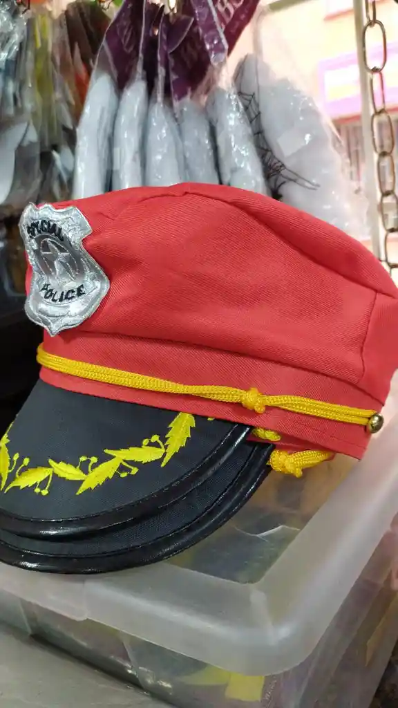 Sombrero De Policía Especial En Tela Y Bordado En Visera