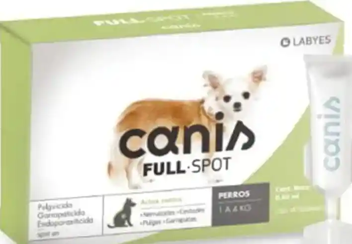 Canes Full Spot Perros De 1 A 4kg De 0.4ml