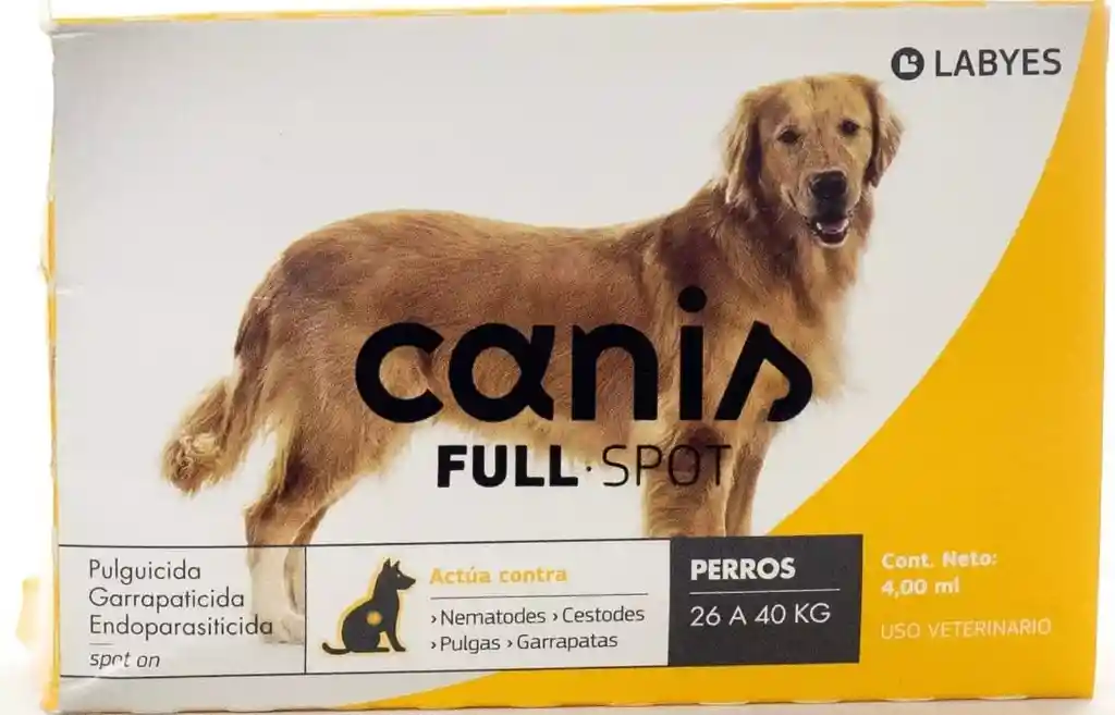 Canes Full Spot Perros De 26-40 X 4ml