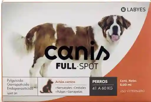 Canes Full Spot Perros De 41 A 60 Kg X 6ml