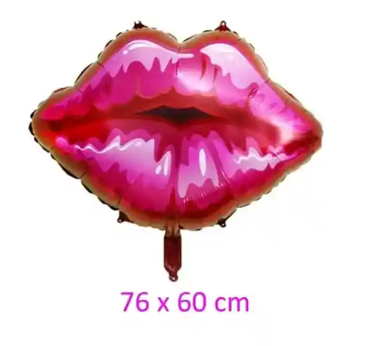 Globos Labios Labial Y Corazón