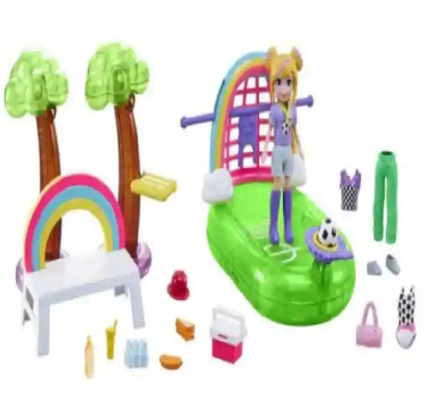 Muñeca Polly Pocket Fútbol Splash Hdw60