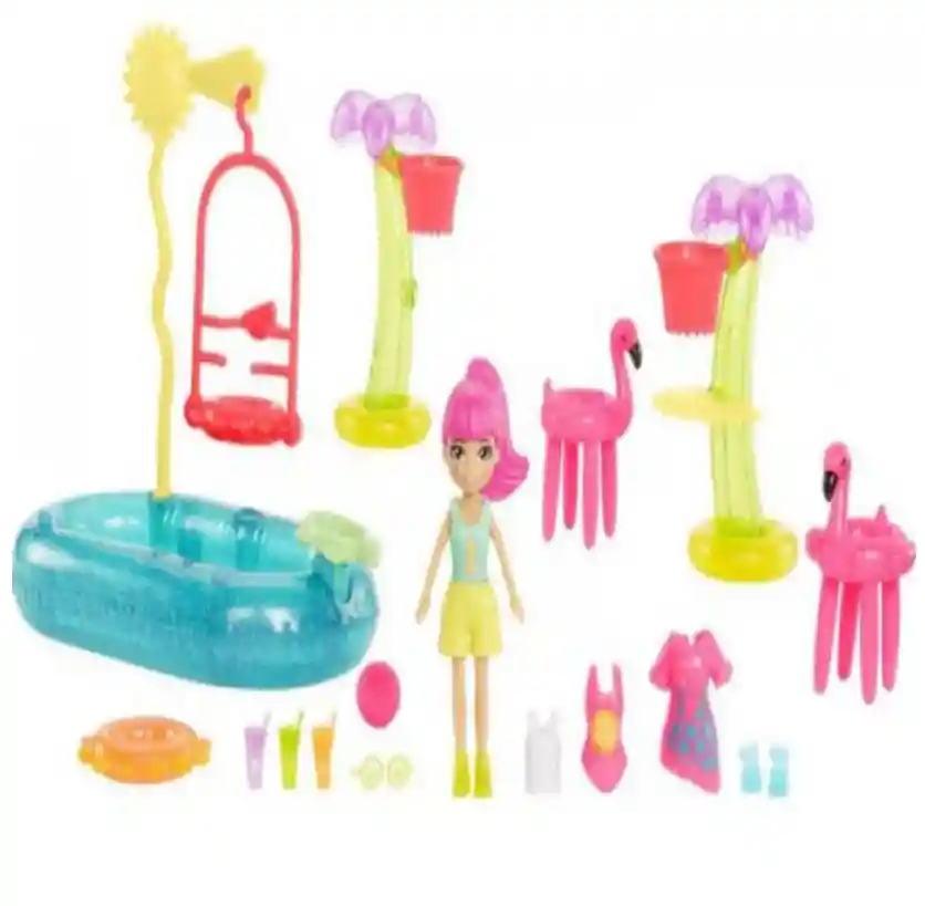 Muñeca Polly Pocket Basketball Splash Hdw60