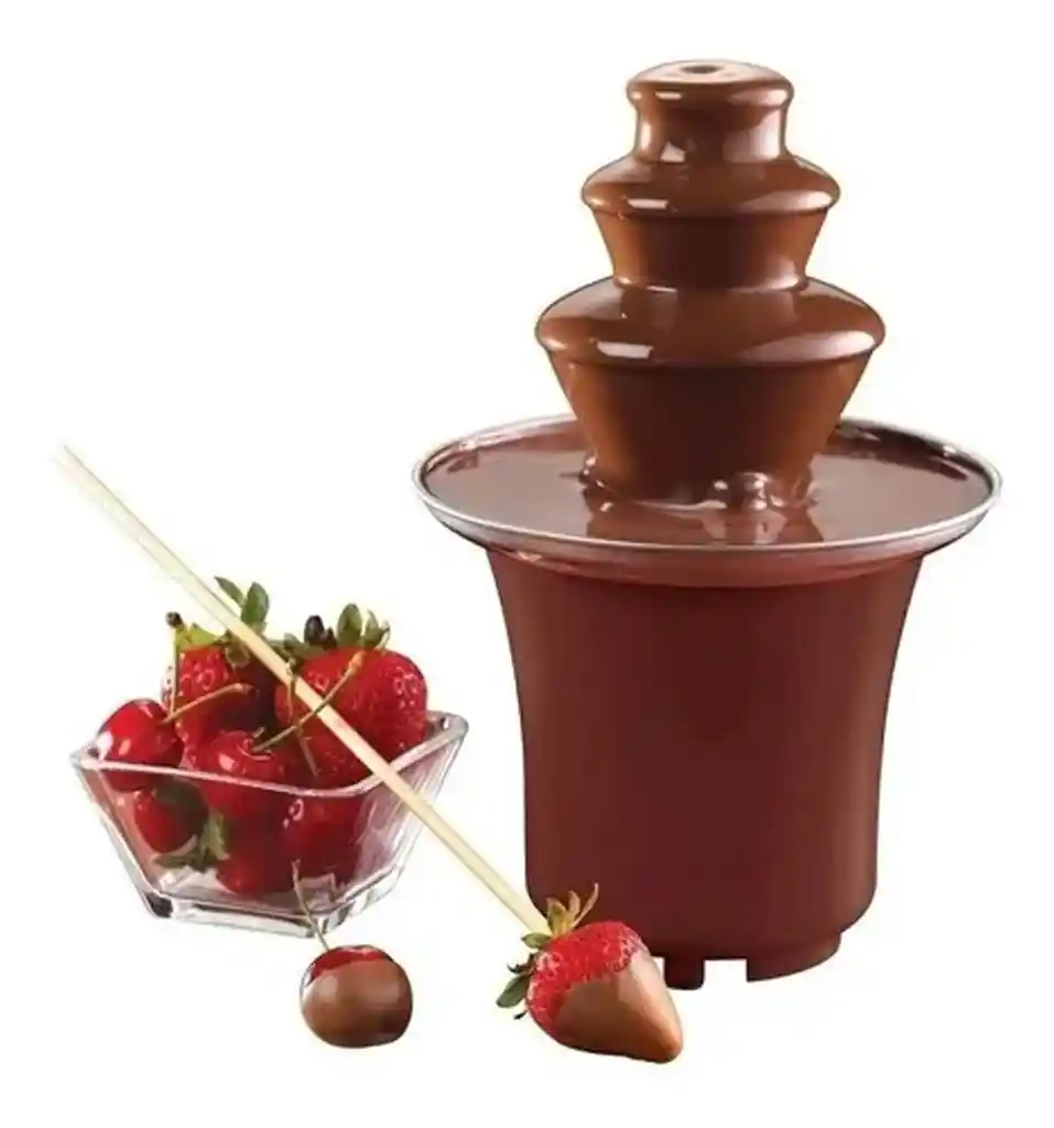 Maquina Fuente De Chocolate Eléctrica Fresas Con Chocolate