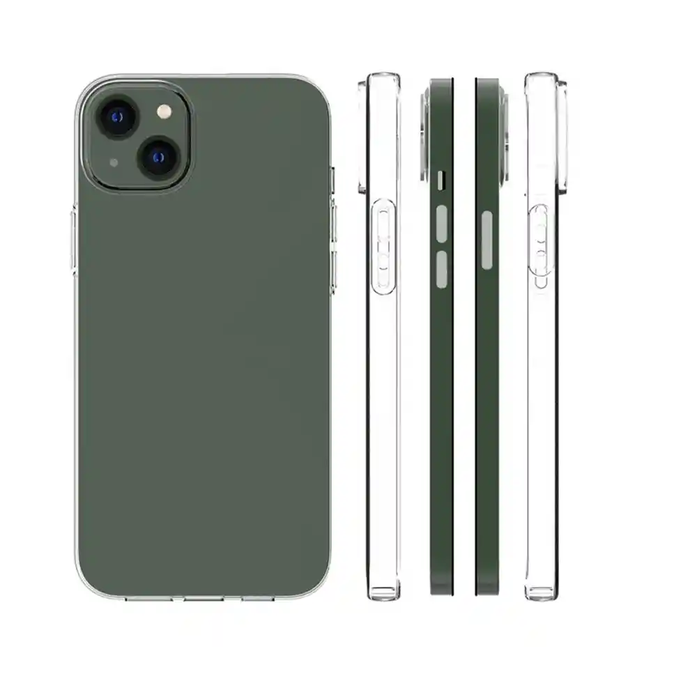 Forro Goma Transparente Para Iphone 14 Plus 6.7