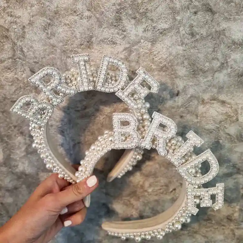 5 Piezas De Apliques De Letras Birde, Letras De Perlas.