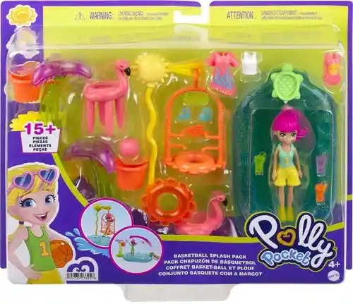 Muñeca Básquetbol Con Margot Polly Pocket Hdw60