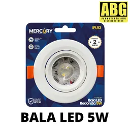 Bala Led 5w Luz Neutra Mercury (bala Led De Incrustar )